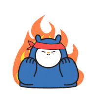 Fighting Sticker by Loka Made