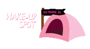 camping make-up Sticker by ICI PARIS XL