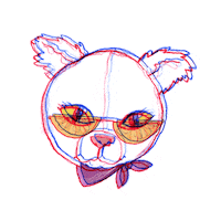 Cat 3D Sticker by Dope Lemon