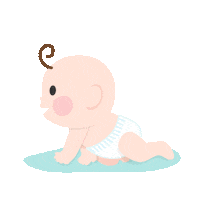 PampersBNL baby mom mother dad Sticker