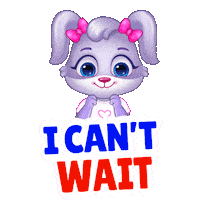 I Cant Wait Miss You Sticker by Lucas and Friends by RV AppStudios