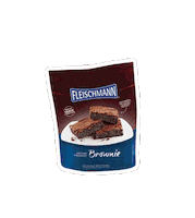 Chocolate Brownie Sticker by FleischmannBrasil