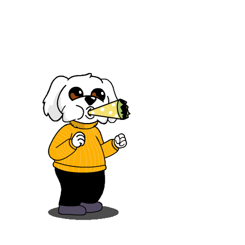 Happy Birthday Party Sticker by BoDoggos