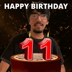 11 Years Old Happy 11Th Birthday GIF