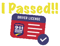 Drivers License Driving School Sticker by 911 Driving School - Hilton Head