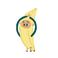 Happy Banana Sticker