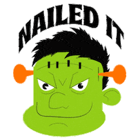 Frankensteins Monster Halloween Sticker