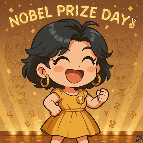 Nobel Prize Hair Flip GIF by Persona