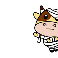 Halloween Mummy Sticker by NMooMoo