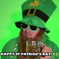 St Patricks Day Celebration GIF by Luke Westen