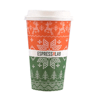 Espressolab christmas coffee holiday lab Sticker