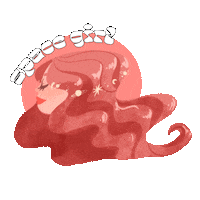 Sky Dye Sticker by colourette