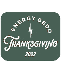 Party Thanksgiving Sticker by Energy BBDO