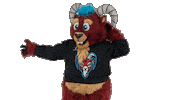 Hockey Mascot Sticker by New Mexico Goatheads