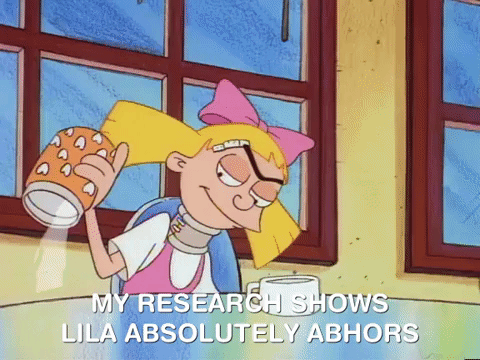 hey arnold nick splat GIF