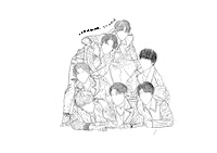 Commbinnistudio bts army bangtan 방탄 Sticker