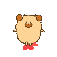 hwangsoonsee_official heart dog good like Sticker