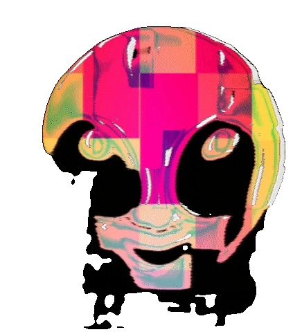 Glitch Emoji Sticker by #BASILIO