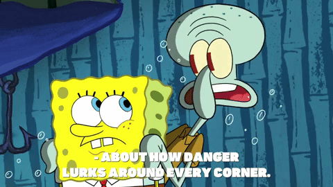 season 9 squid defense GIF by SpongeBob SquarePants