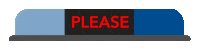 please follow police stop Sticker by FITZOOM