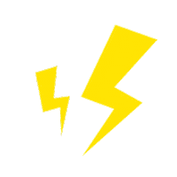 Thunder Bolt Wow Sticker by iSwitch