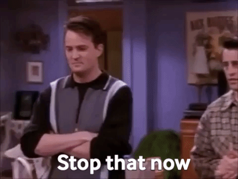 friends shut up GIF