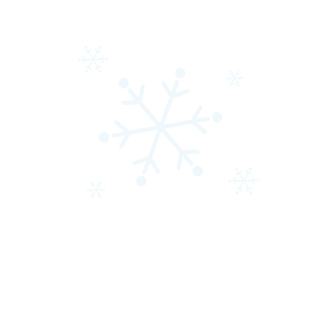 Merry Christmas Snow Sticker