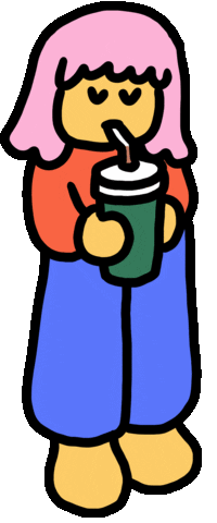 So Good Drinking Sticker by Ruppert Tellac