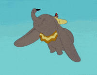 dumbo flintstones GIF