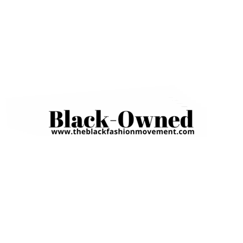 theblackfashionmovement black owned black fashion black brand theblackfashionmovement Sticker