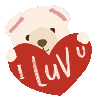 I Love You Heart Sticker