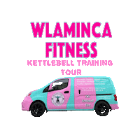 Miami Kettlebell Sticker by wlaminca fitness