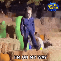 On My Way Running GIF by Sou Eu Na Vida