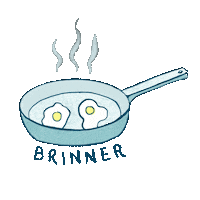 Low Carb Brinner Sticker by Amanda Nighbert