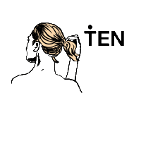 Ten Sticker by TENsalon
