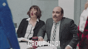 Group Hug Cbc GIF by Baroness von Sketch Show
