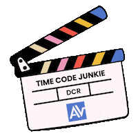AVCinema film slate dcr avpro Sticker
