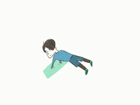 Cute-Jane sport push push up 運動 GIF