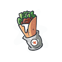 Kebab Shawarma Sticker by Manifest Creatives