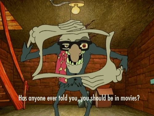 courage the cowardly dog monster GIF