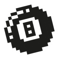 Pixel Ball Sticker by Nixon