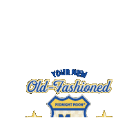 Old Fashioned Sticker by Midnight Moon Moonshine