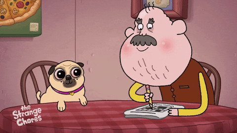 Pug Grandpa GIF by Ludo Studio