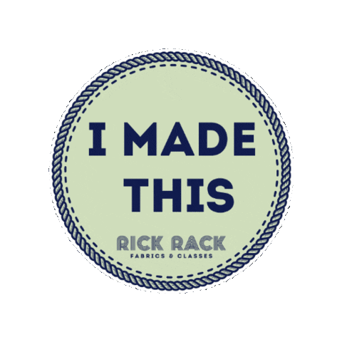 Sewing Sew Sticker by Rick Rack Textiles
