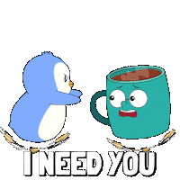 Tired Good Morning Sticker by Pudgy Penguins