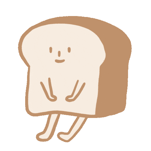 Happy Bread Sticker