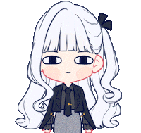 clairelle anime girl what blink Sticker