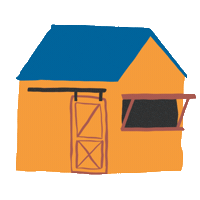 castleandcubby cubby castle and cubby castleandcubby cubbyhouse Sticker