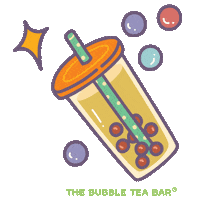 Milk Tea Color Sticker by The Bubble Tea Bar