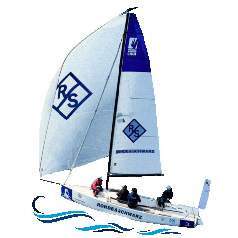 Water Ship Sticker by Rohde & Schwarz